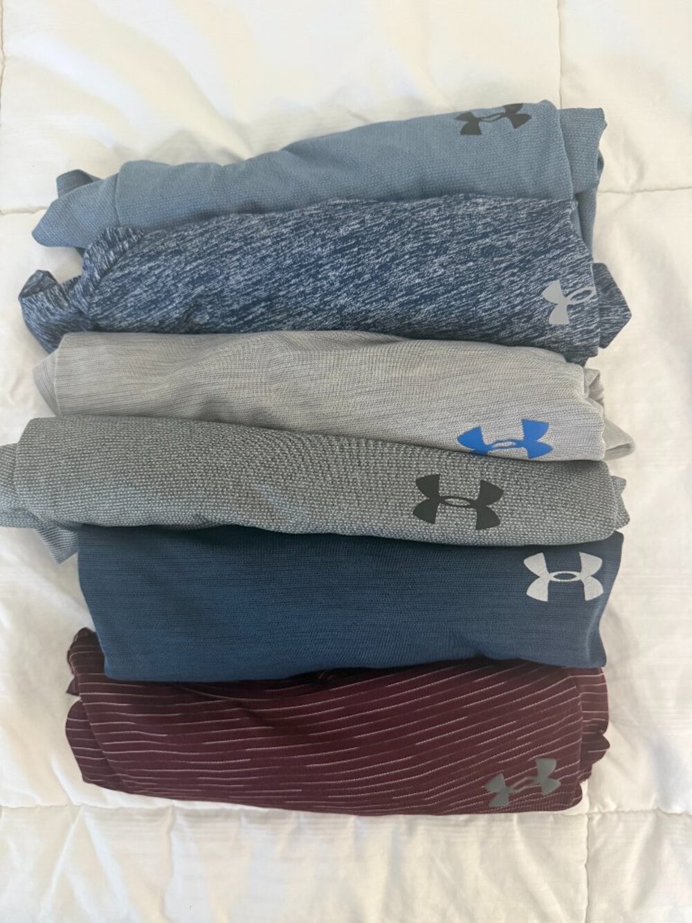 Mens-Under Armour (6) TechTee/Heat Gear t-shirts XL